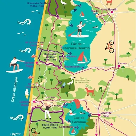 בית נופש Maison Maubuisson Et Ocean *